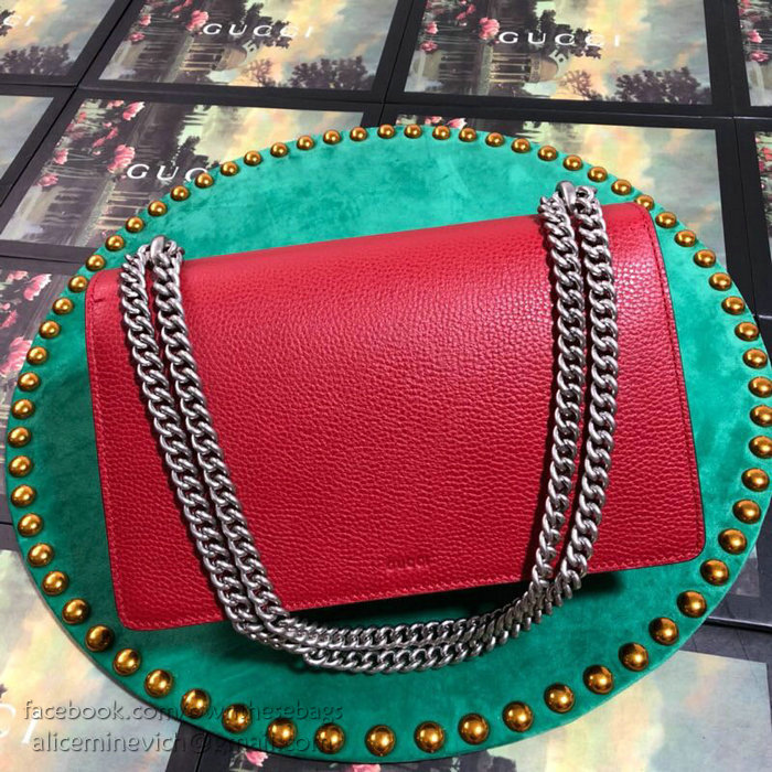 Gucci Dionysus Small Shoulder Bag Red 400249