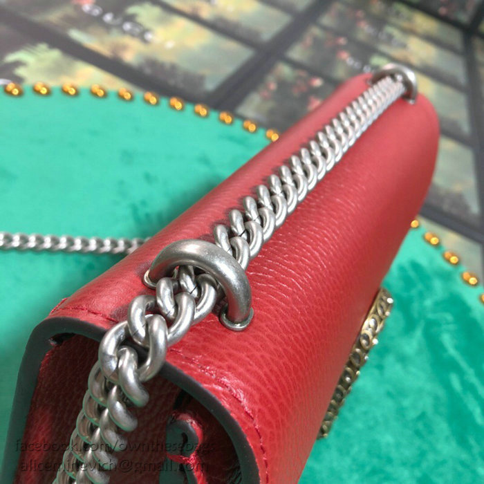 Gucci Dionysus Small Shoulder Bag Red 499623