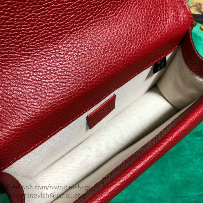 Gucci Dionysus Small Shoulder Bag Red 499623