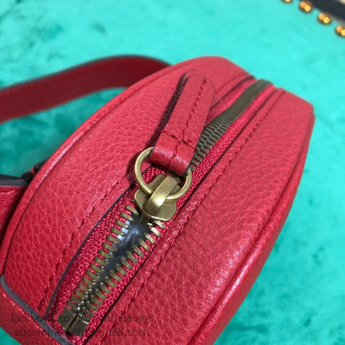 Gucci Leather Belt Bag Red 476434