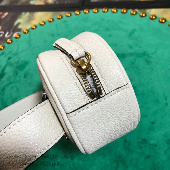 Gucci Leather Belt Bag White 476434