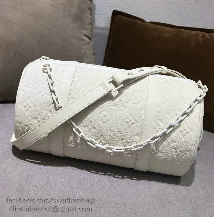 Louis Vuitton Calfskin Papillon White M44425