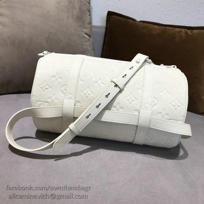 Louis Vuitton Calfskin Papillon White M44425