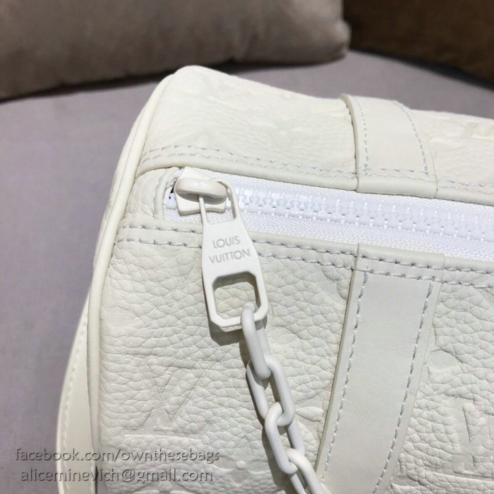 Louis Vuitton Calfskin Papillon White M44425