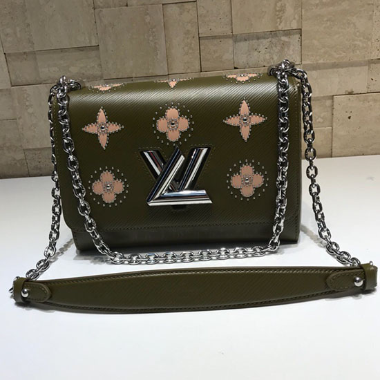 Louis Vuitton Epi Leather Twist MM Green M50276