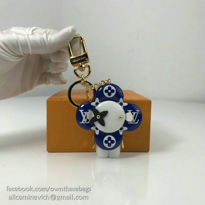 Louis Vuitton Bag Charm and Key Holder Blue M67358