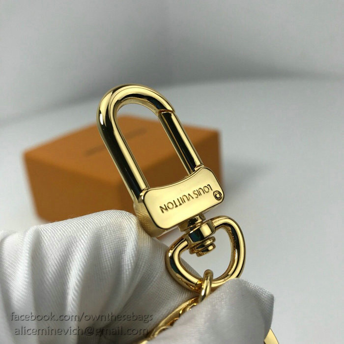 Louis Vuitton Bag Charm and Key Holder Blue M67358