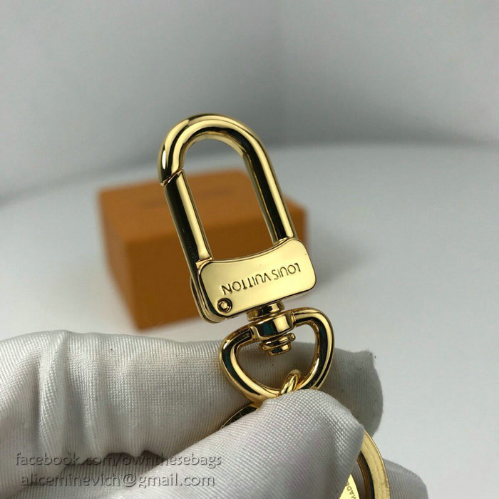 Louis Vuitton Bag Charm and Key Holder Red M67358