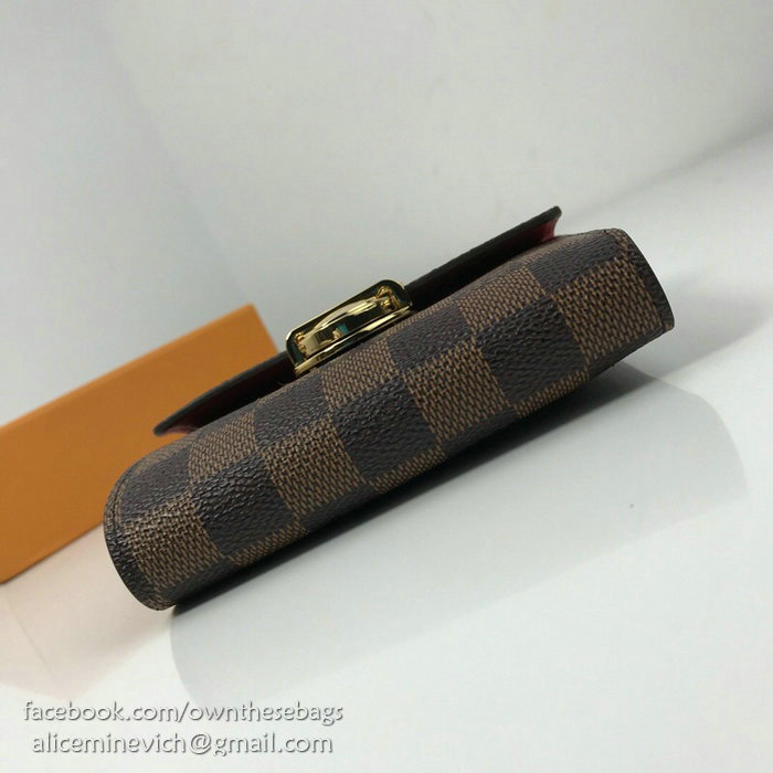 Louis Vuitton Damier Ebene Canvas Wallet N60005