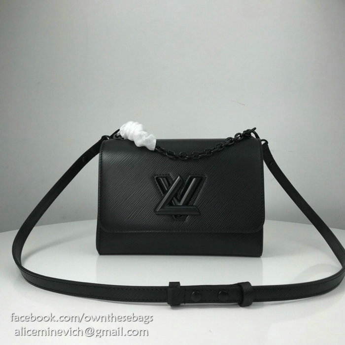 Louis Vuitton Epi Leather Twist MM Black M50282