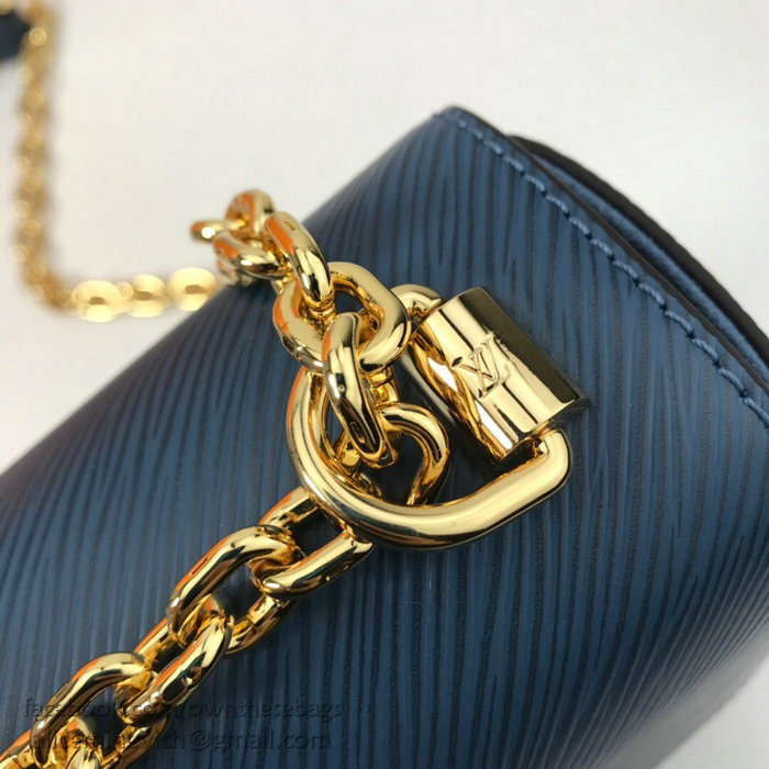 Louis Vuitton Epi Leather Twist MM Blue M50280