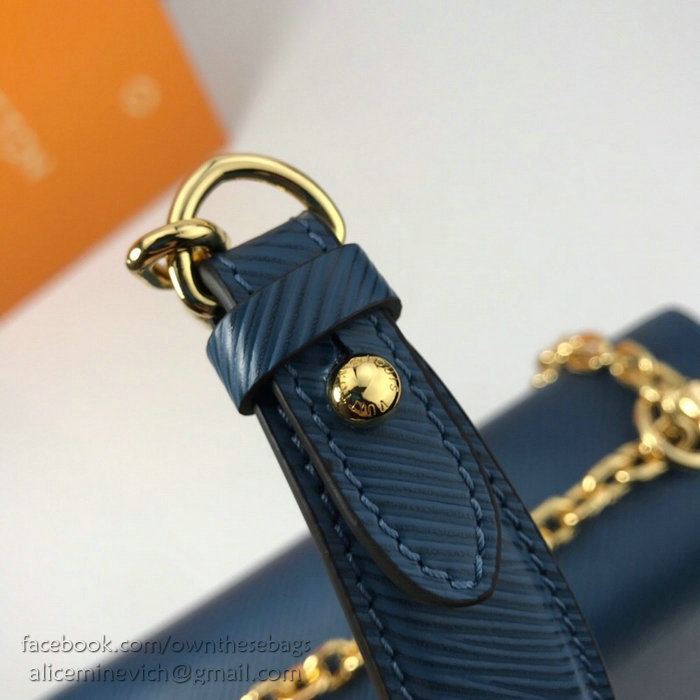 Louis Vuitton Epi Leather Twist MM Blue M50280