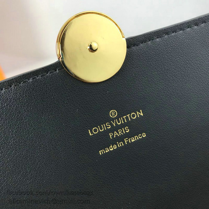 Louis Vuitton Flore Chain Wallet Noir M67405