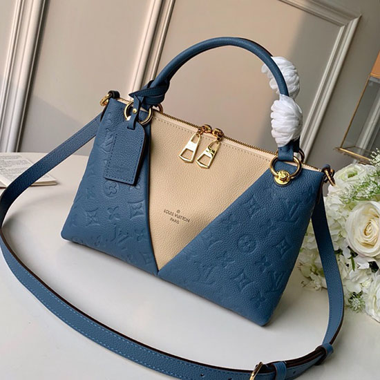 Louis Vuitton Monogram Empreinte V Tote BB Blue M43966