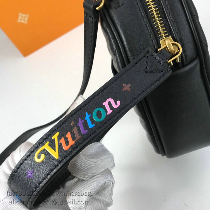 Louis Vuitton Smooth Calfskin Heart Bag New Wave Noir M52794