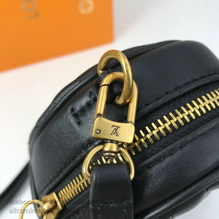 Louis Vuitton Smooth Calfskin Heart Bag New Wave Noir M52794