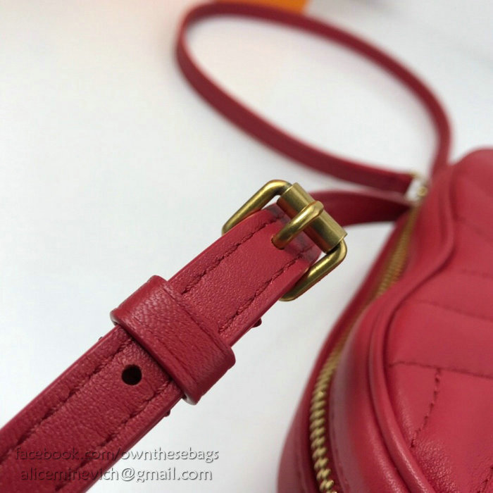 Louis Vuitton Smooth Calfskin Heart Bag New Wave Red M52794