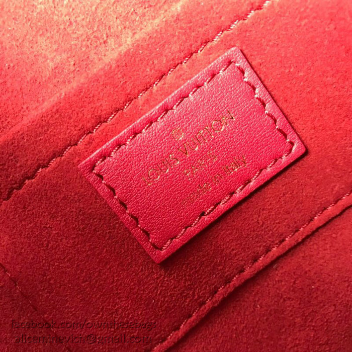 Louis Vuitton Smooth Calfskin Heart Bag New Wave Red M52794