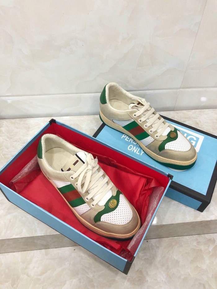 Gucci Screener leather sneaker Green 570442