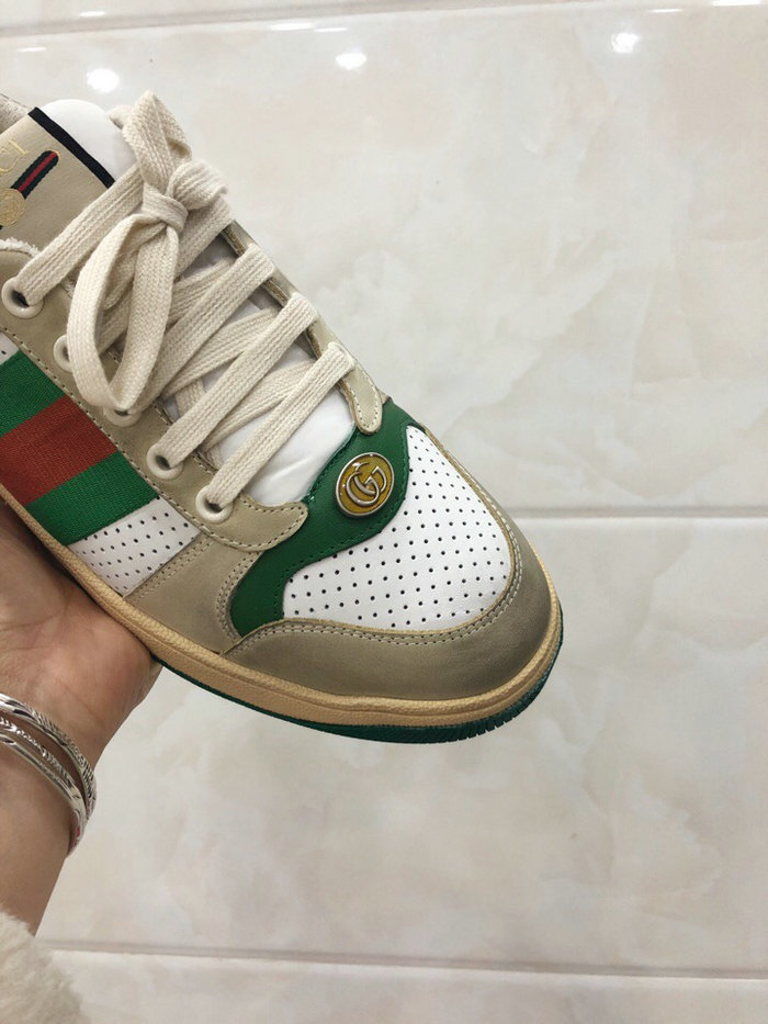 Gucci Screener leather sneaker Green 570442