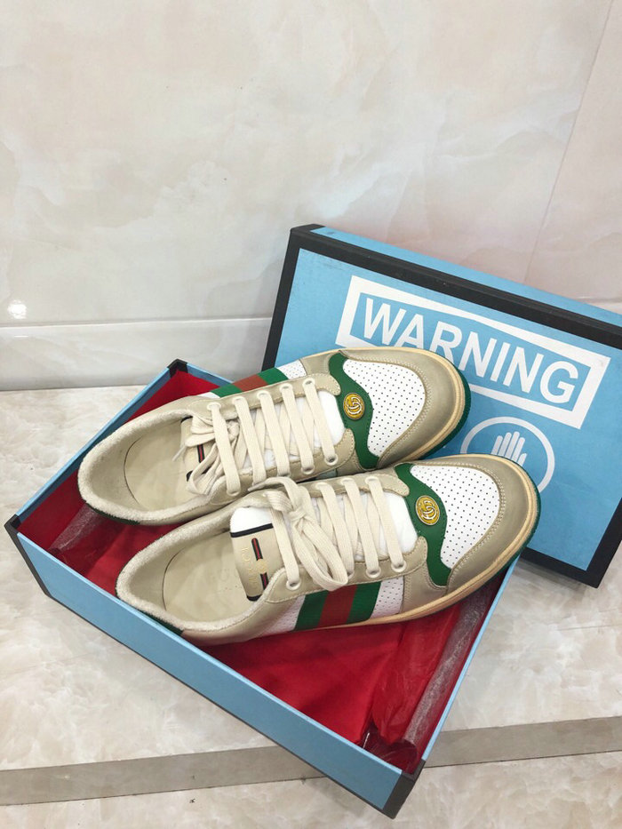 Gucci Screener leather sneaker Green 570442