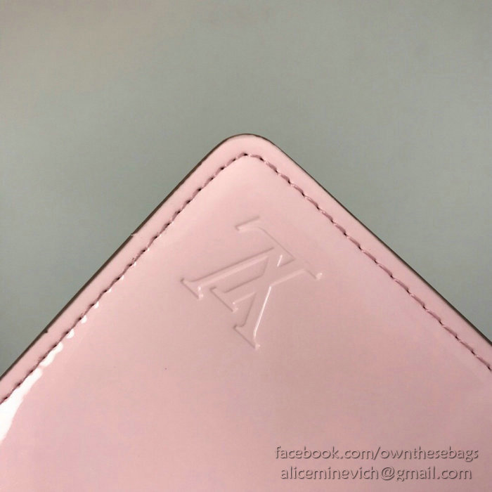 Louis Vuitton Cherrywood Chain Wallet Pink M63306