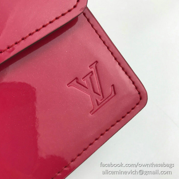 Louis Vuitton Cherrywood Chain Wallet Rose M63306