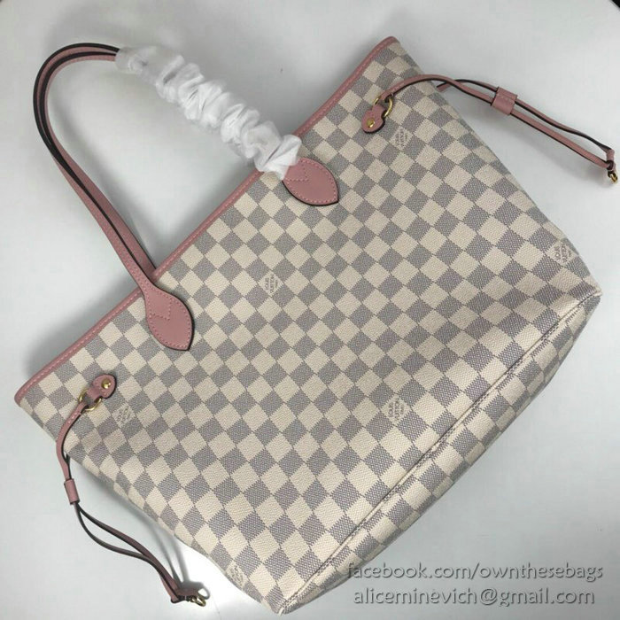 Louis Vuitton Damier Azur Canvas Neverfull MM N44363