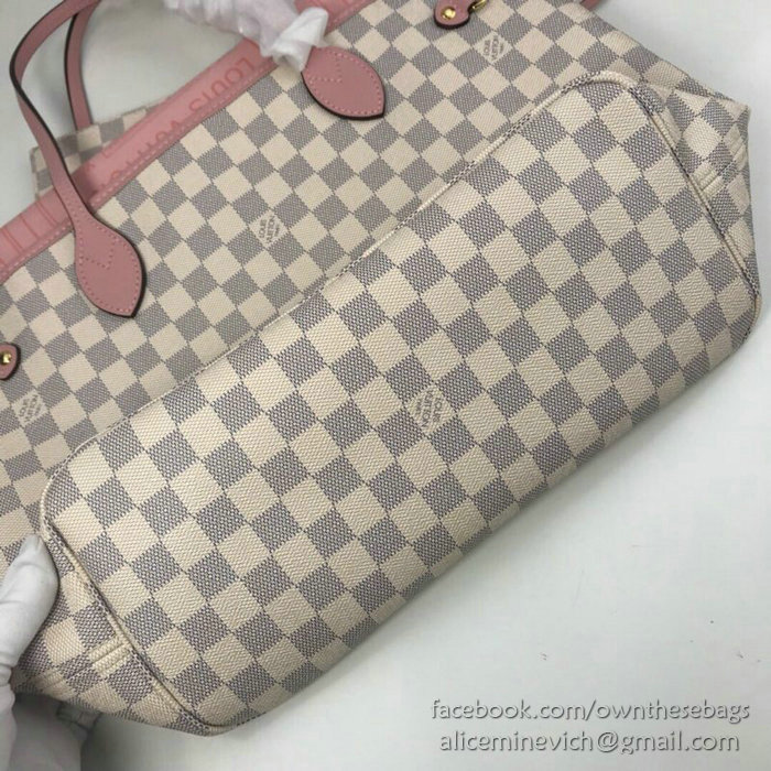 Louis Vuitton Damier Azur Canvas Neverfull MM N44363