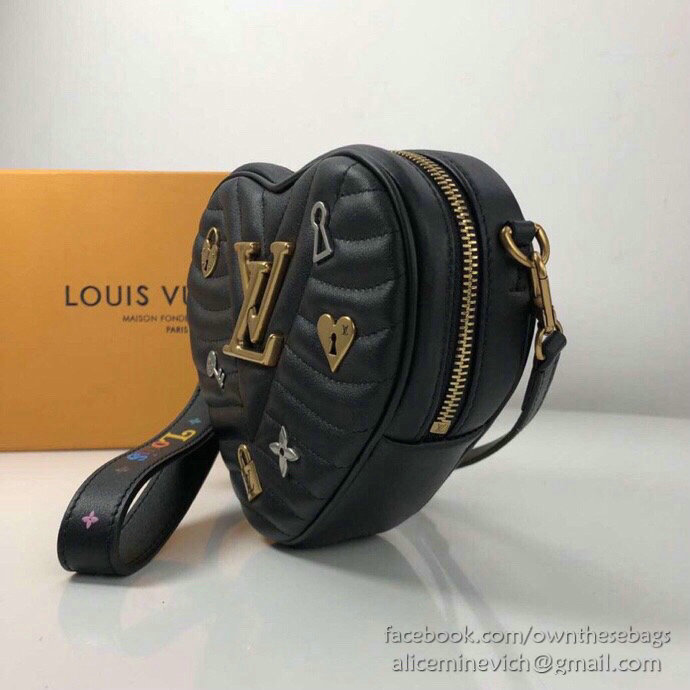 Louis Vuitton Heart Bag New Wave Noir M53205