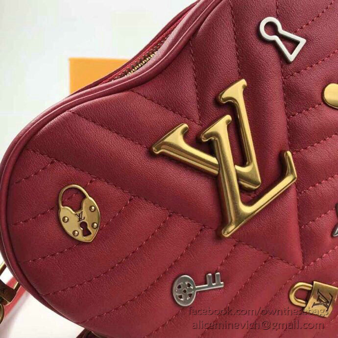 Louis Vuitton Heart Bag New Wave Red M53205