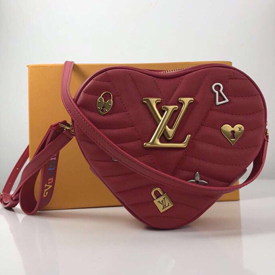 Louis Vuitton Heart Bag New Wave Red M53205