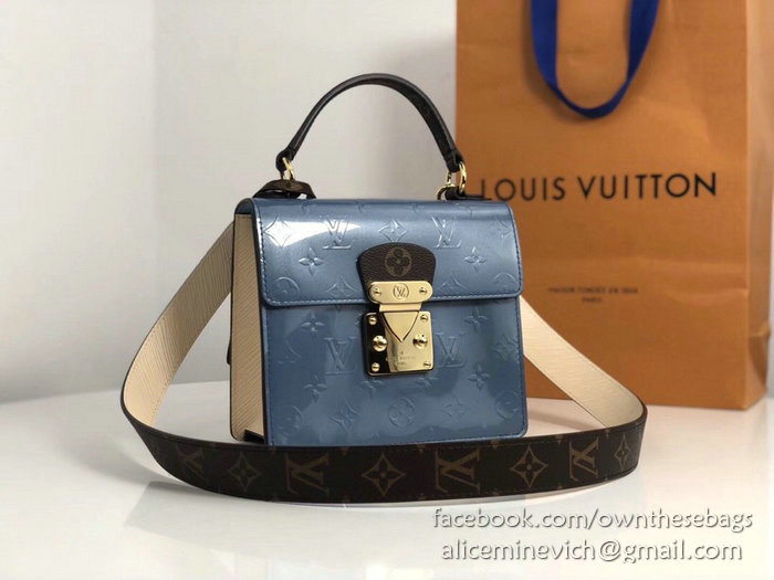 Louis Vuitton Monogram Vernis Spring Street Blue M90376