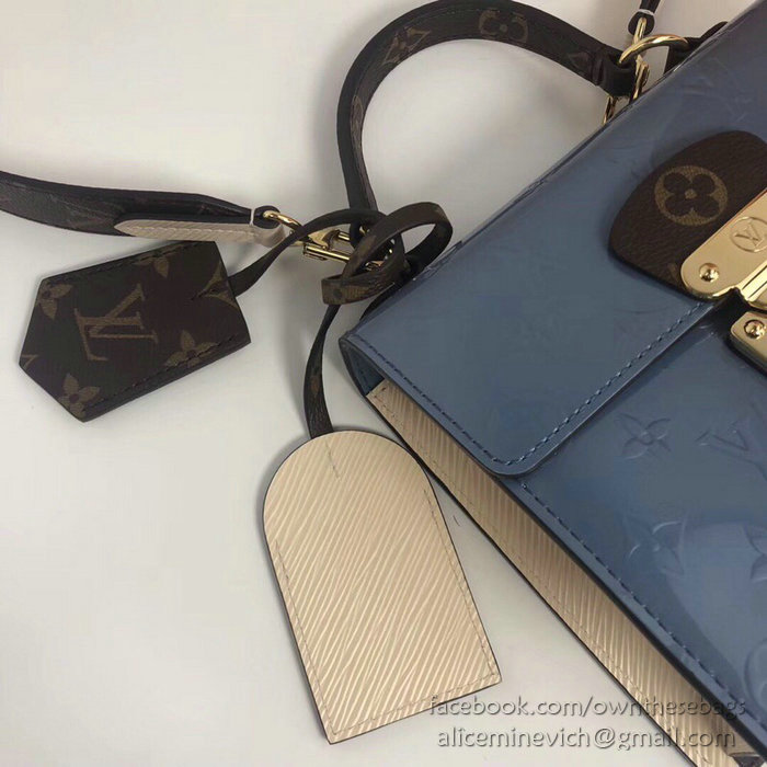 Louis Vuitton Monogram Vernis Spring Street Blue M90376