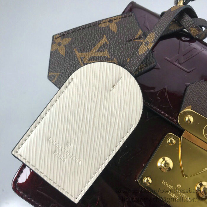 Louis Vuitton Monogram Vernis Spring Street Burgundy M90376