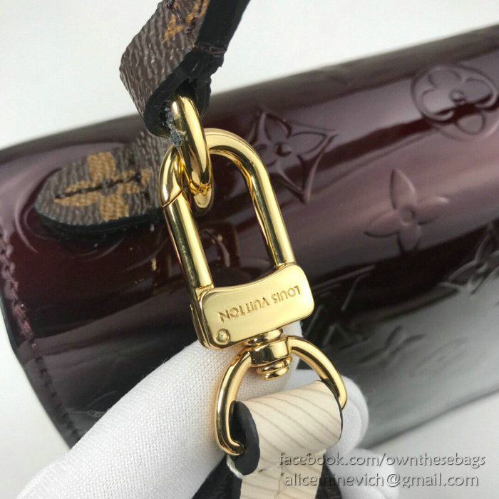 Louis Vuitton Monogram Vernis Spring Street Burgundy M90376