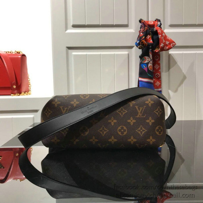 Louis Vuitton Monogram canvas Flower Zipped Tote BB Noir M44351