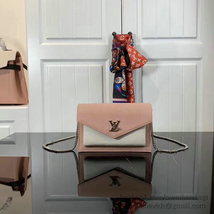 Louis Vuitton Pochette Mylockme Chain Nude M63471