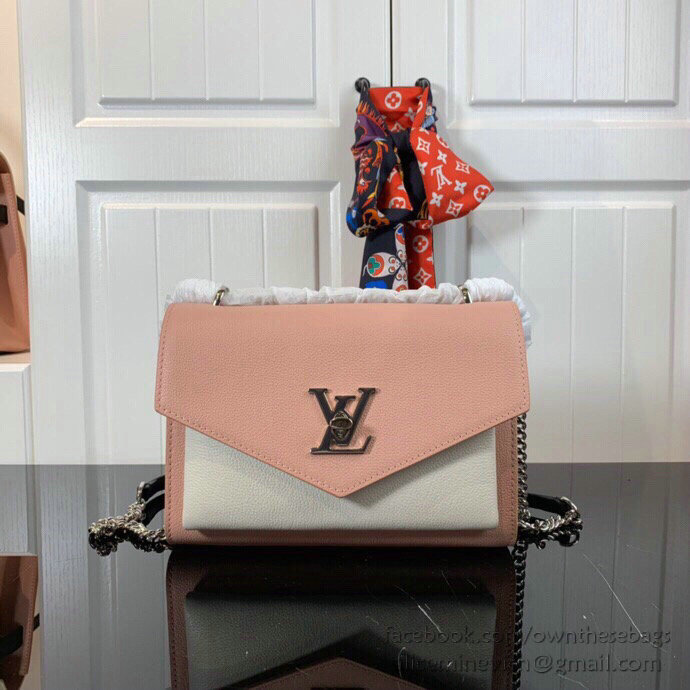 Louis Vuitton Soft Calfskin Mylockme BB Nude M51419