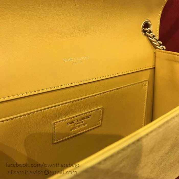 Saint Laurent Kate Tassel Chain Bag Yellow 501518