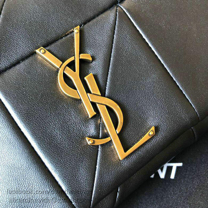 Saint Laurent Lambskin Jamie Chain Wallet Black 517614