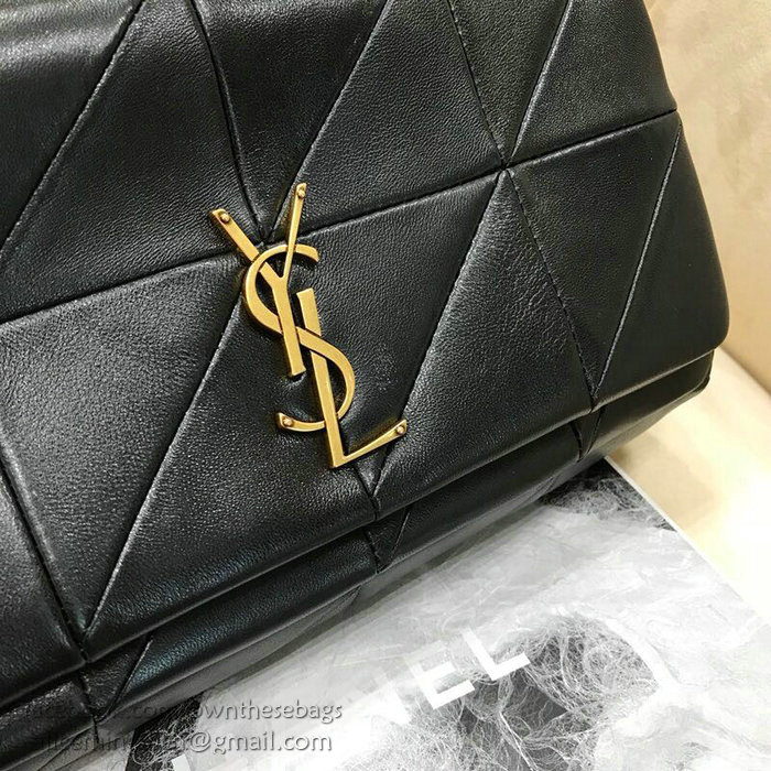 Saint Laurent Lambskin Jamie Medium Bag Black 515821