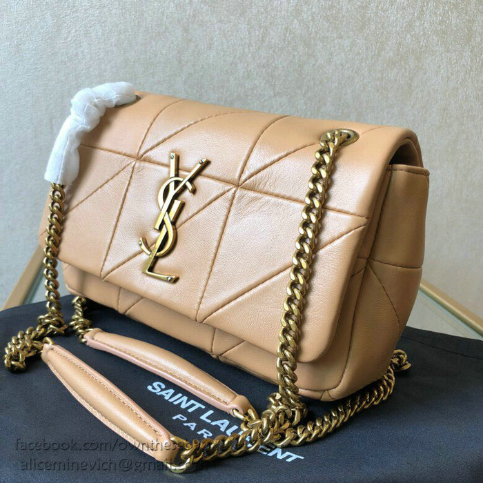 Saint Laurent Lambskin Jamie Small Bag Beige 515820