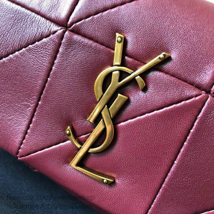 Saint Laurent Lambskin Jamie Small Bag Burgundy 515820