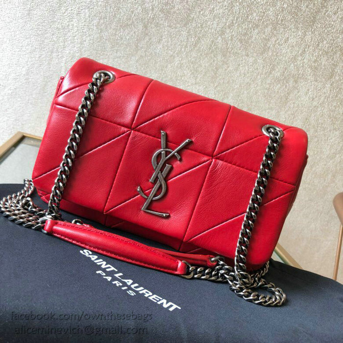 Saint Laurent Lambskin Jamie Small Bag Red 515820