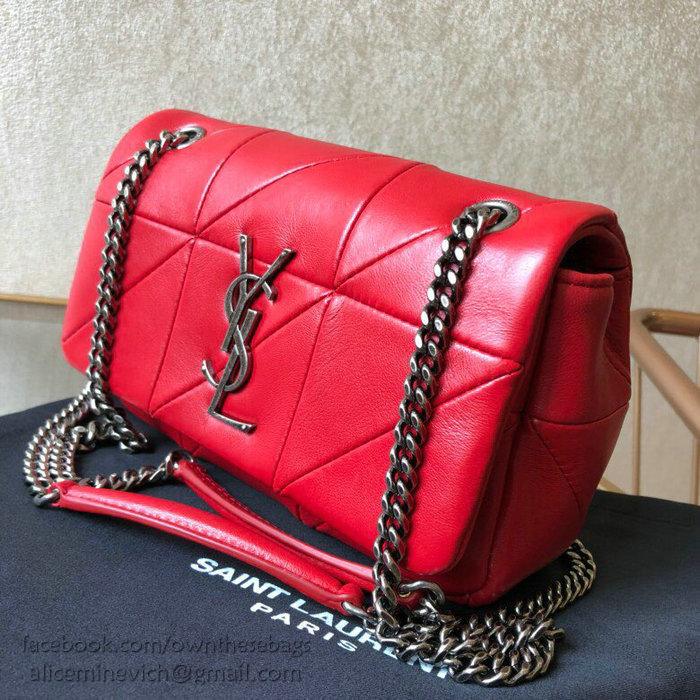 Saint Laurent Lambskin Jamie Small Bag Red 515820