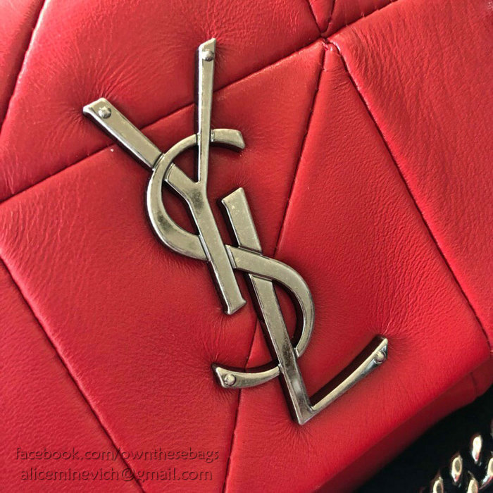 Saint Laurent Lambskin Jamie Small Bag Red 515820