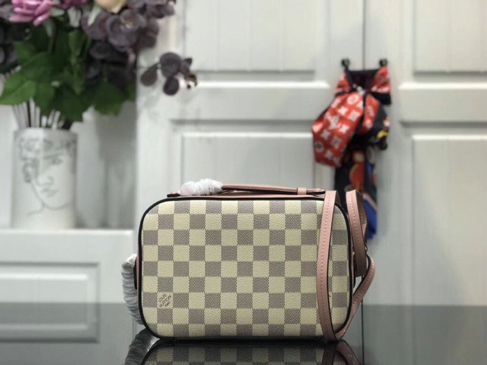 Louis Vuitton Damier Azur Canvas Saintonge Pink N40154