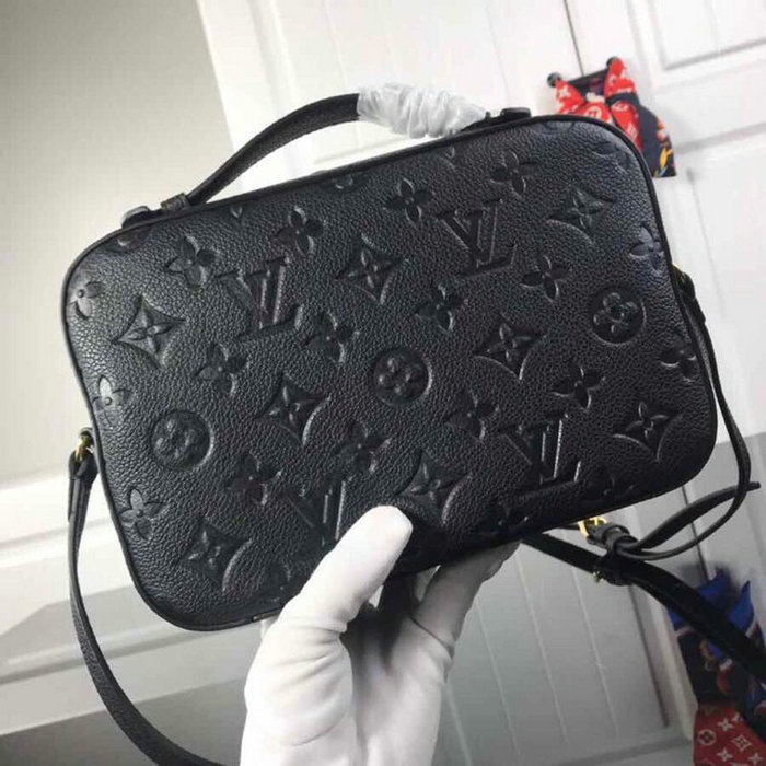 Louis Vuitton Monogram Empreinte Saintonge Black M44597