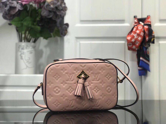 Louis Vuitton Monogram Empreinte Saintonge Pink M44597